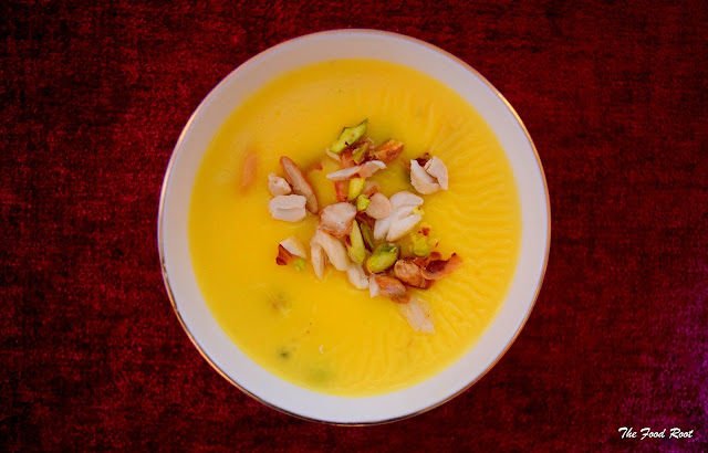 There is nothing more pleasurable than digging into a bowl of chilled vanilla dry fruit custard. 