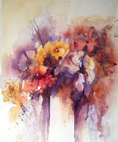 The Watercolour Log: Flower Paintings in Watercolour