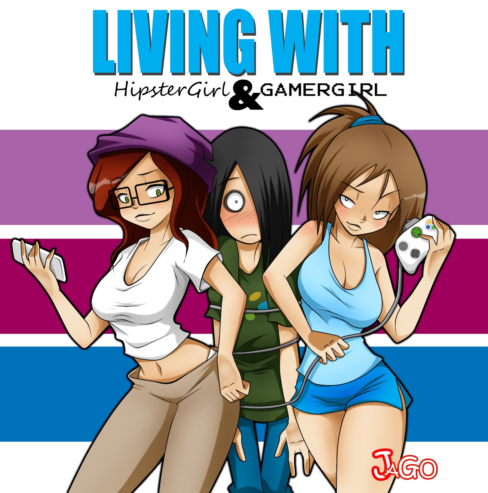 Living With Hipster Girl & Gamer Girl.