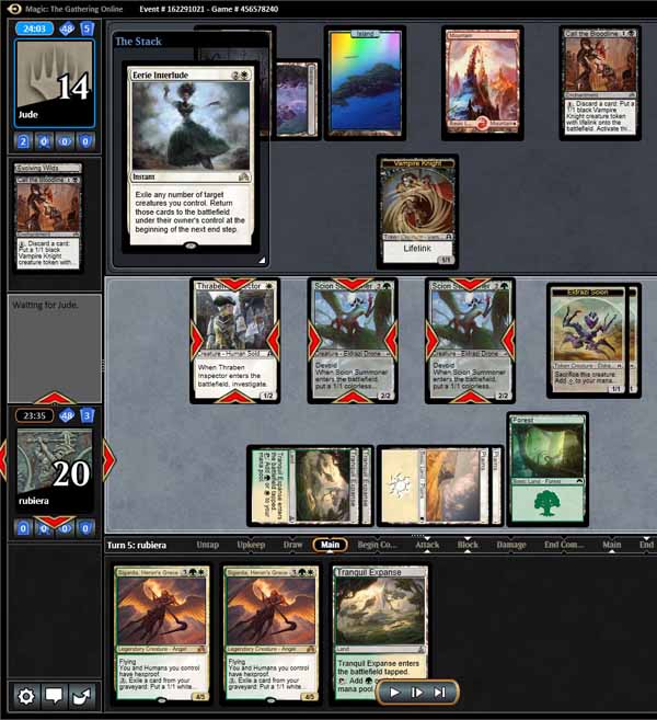 Magic the Gathering Adventures [Standard] Investigate and Zombie early