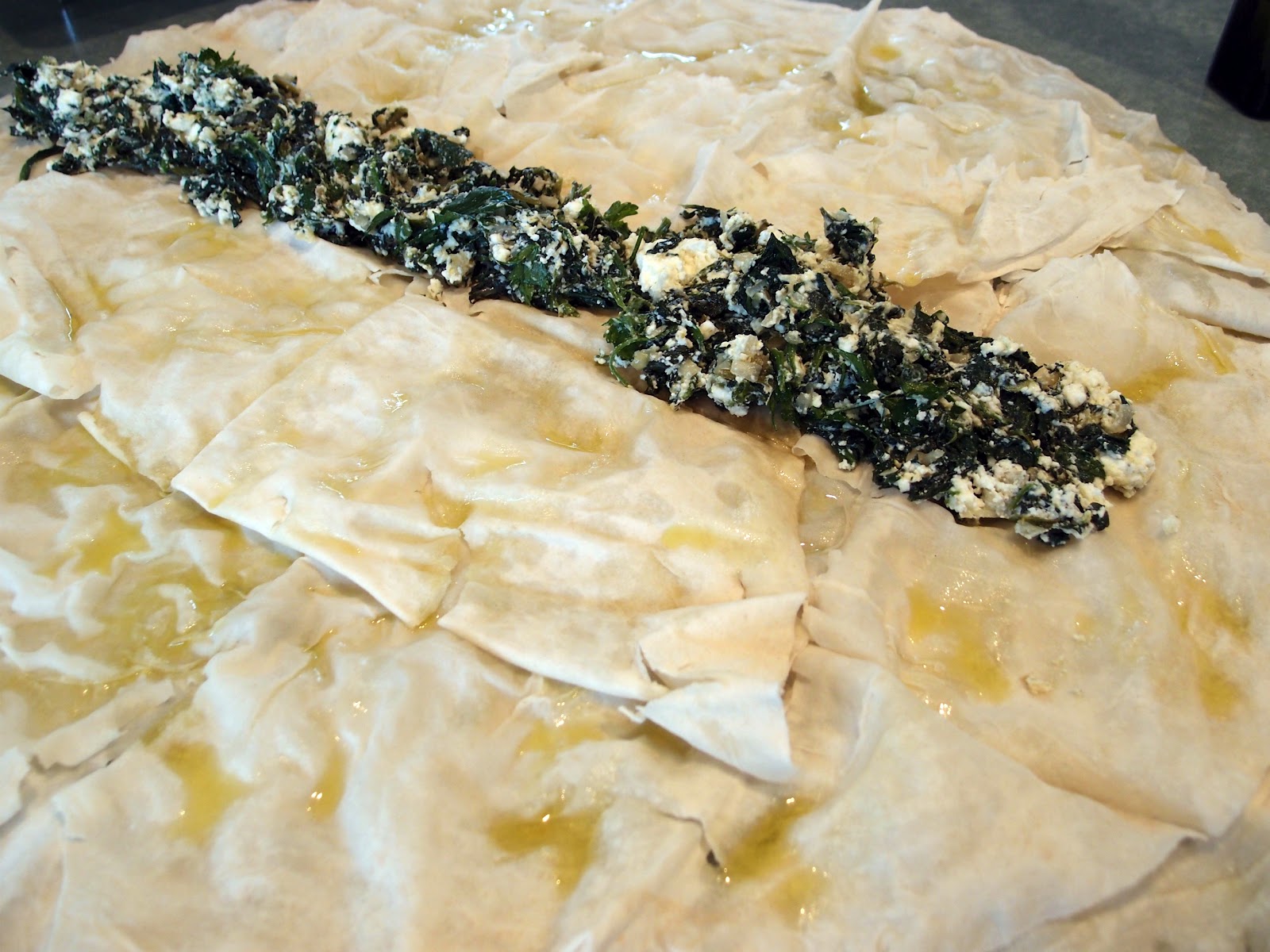 Milk and Honey Spinach, Herb, Ricotta and Feta Filo Pastry Pie