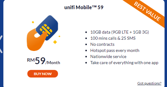 Unifi Mobile Plan Package : Unifi Mobile Now Offers Unlimited Prepaid