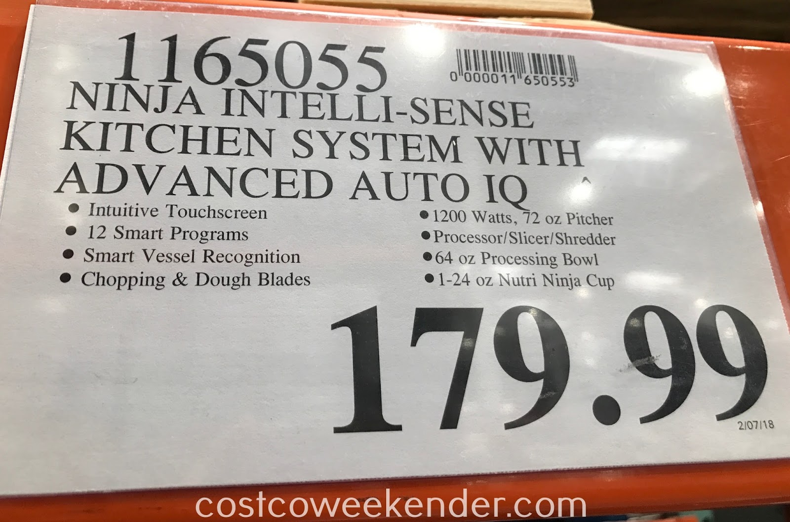 Ninja IntelliSense Kitchen System with Advanced Auto IQ Costco Weekender