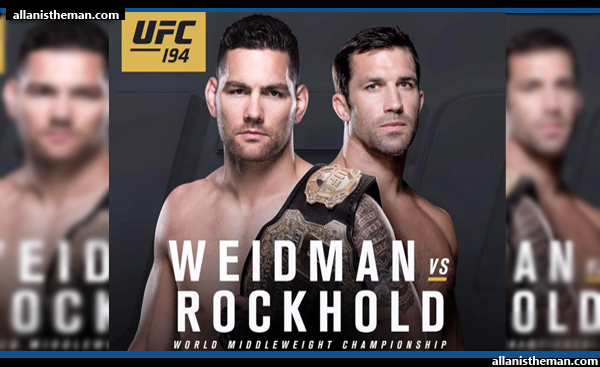 Luke Rockhold dethrones Chris Weidman to claim UFC middleweight belt (FULL FIGHT REPLAY VIDEO)