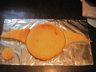 Yoda head and ears in place on "platter"