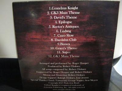 Back of the CD cover for A Simple Refrain