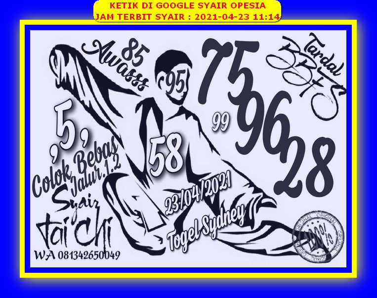 gambar togel sydney