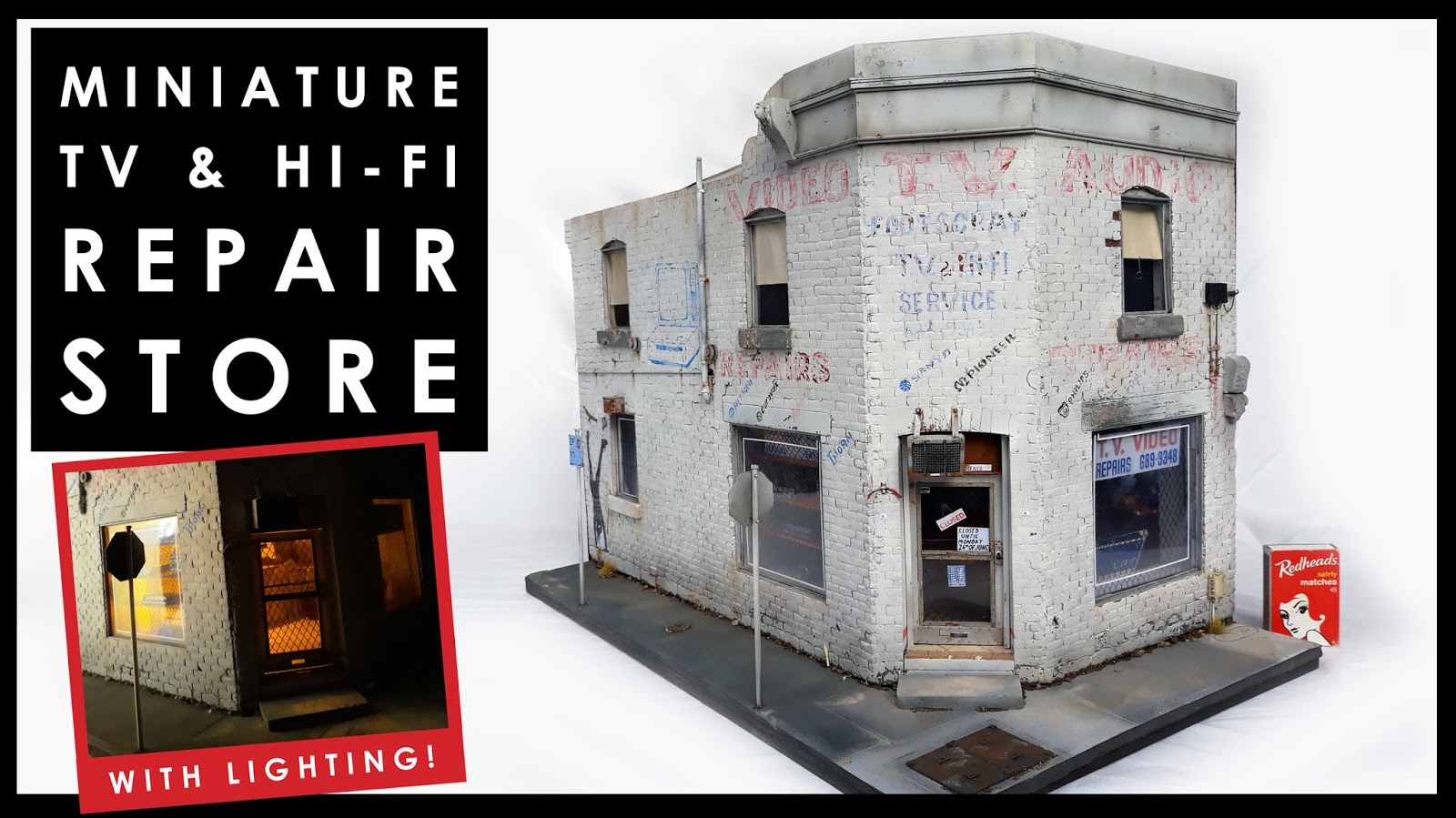 Dave's Model New video My completed TV & HiFi repair store