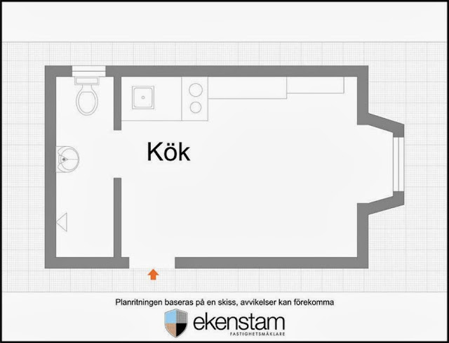 Kitnet ou quitinete decorada: vivendo em 10m². Blog Achados de Decoração