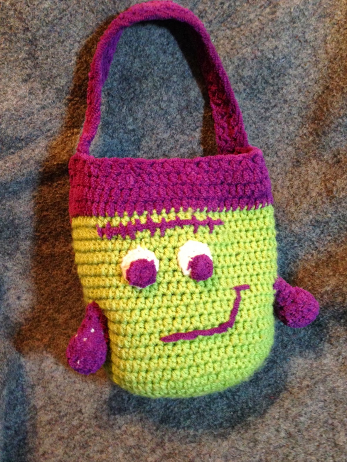 candy color woolen knitting bags for