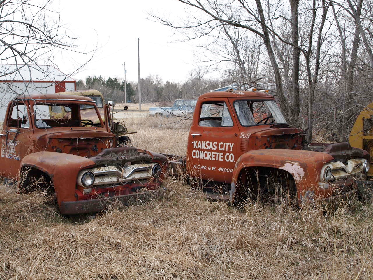 Old ford truck junk yards #9