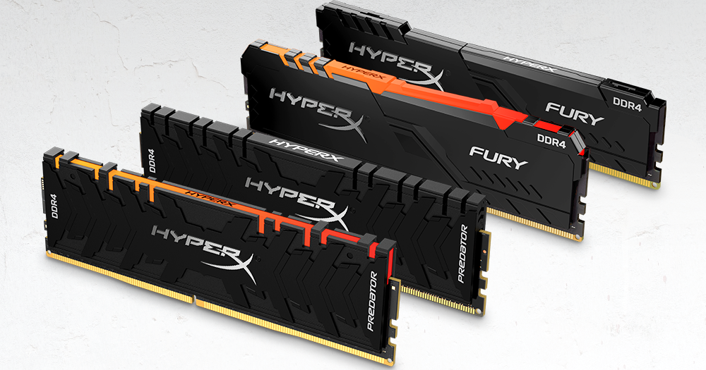 Hyperx Expands Memory Lineup With Hyperx Predator Rgb And Hyperx Fury Rgb Kits Now Up To 256gb