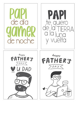 REGALO, DIA DEL PADRE, ETIQUETAS, LÁMINAS, CARTELES, IMPRIMIR, GRATIS, DESCARGAR,