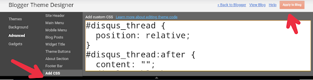 modify disqus comment system on blogger