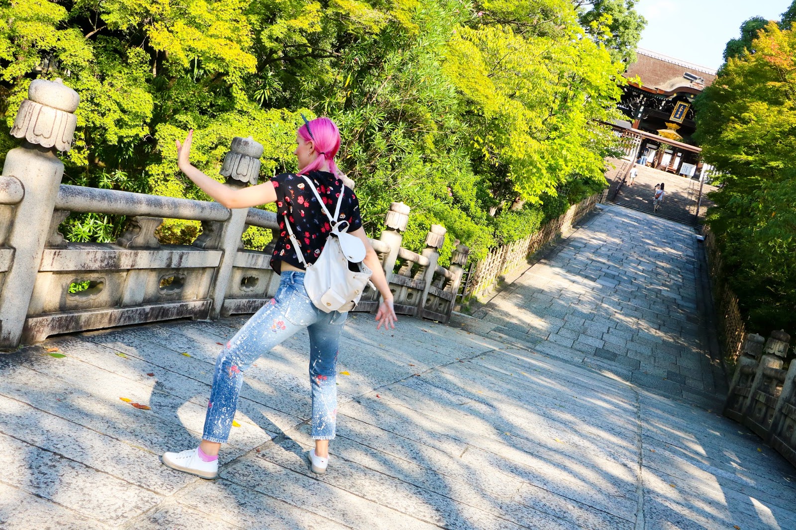 Touring Kiyomizu-dera in Kyoto Japan