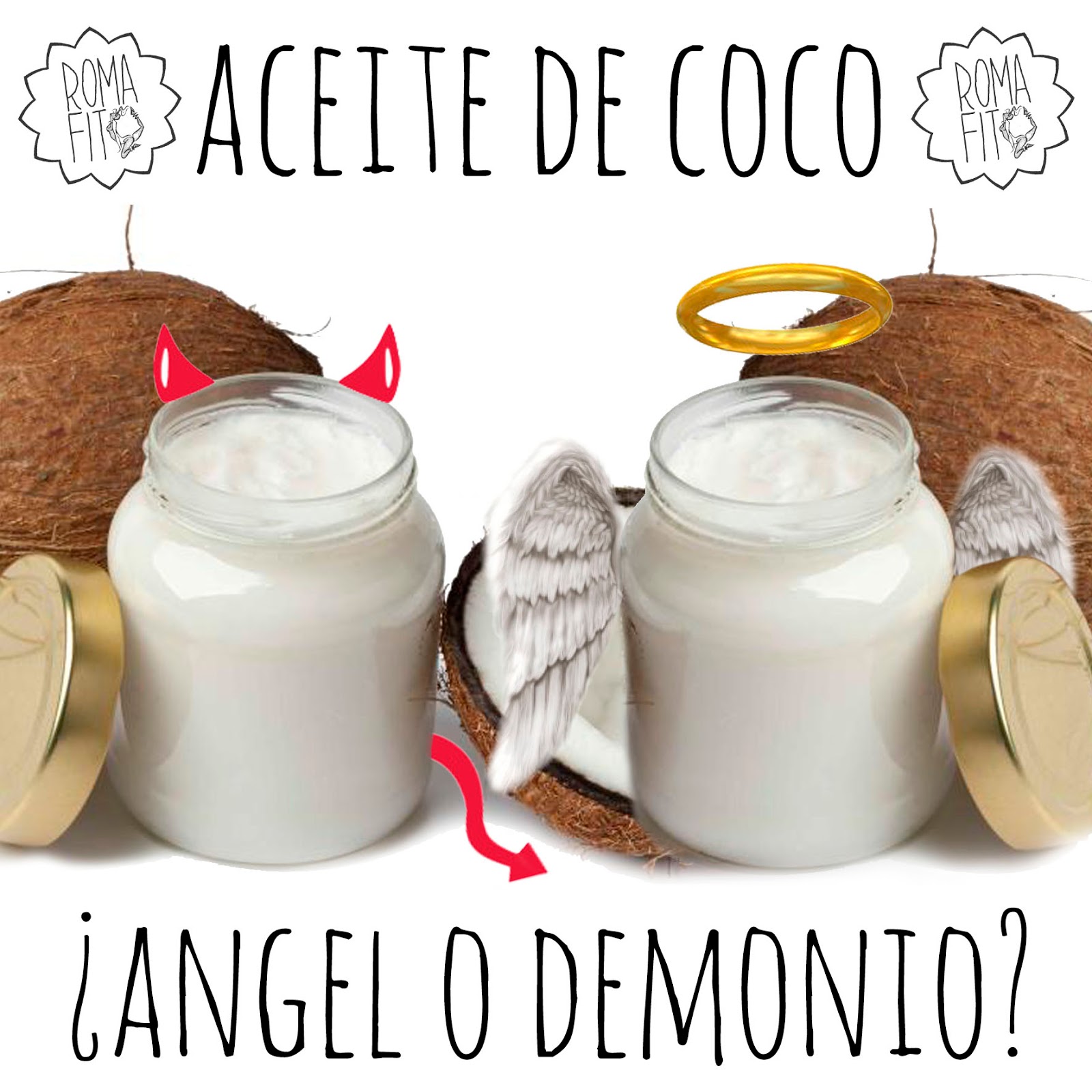 Recetas Fit Para Gente Común: Aceite de coco. ¿Ángel o demonio?