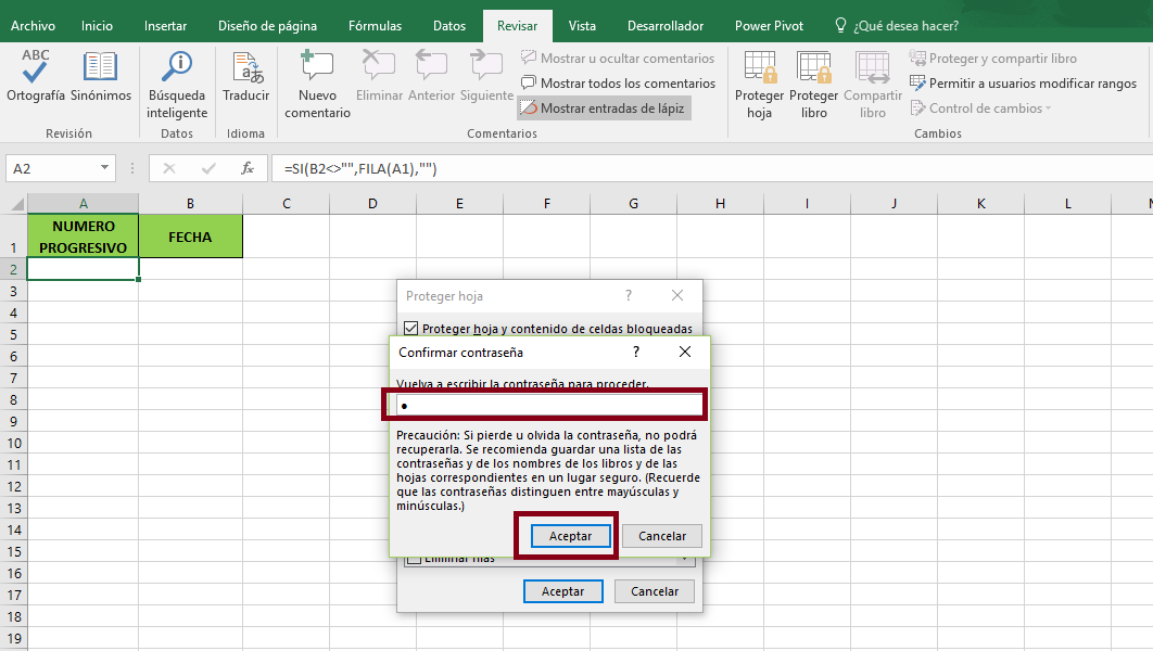 EL PODER DE EXCEL PROTEGER CELDAS