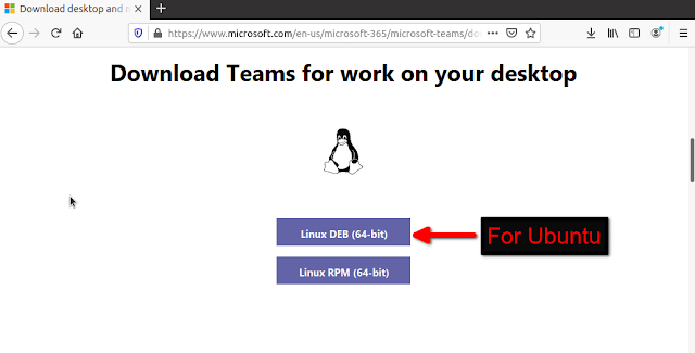 microsoft teams download for ubuntu 20.04
