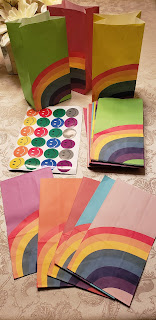 Colorful Party Giveaway bags