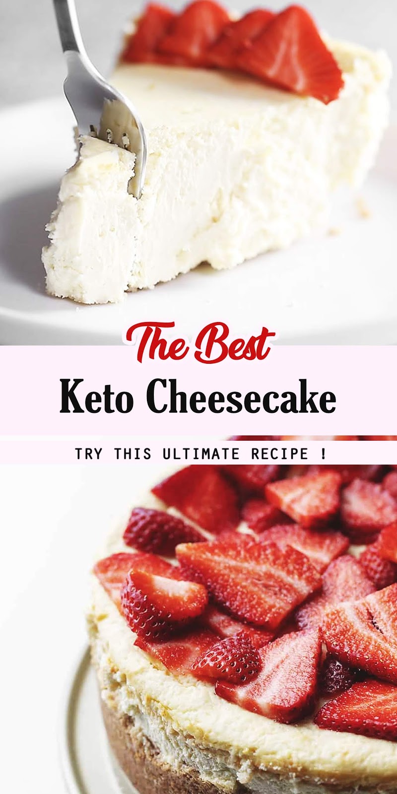 The Best Keto Cheesecake - 3 SECONDS