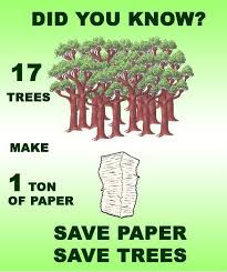 Save Paper save tree