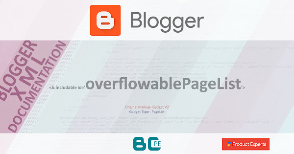 Blogger - overflowablePageList [PageList GV2]