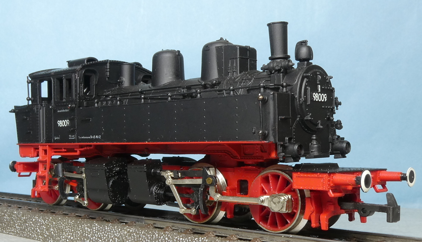 東ドイツ国鉄 DR マイヤータンク式蒸気機関車 BR 98.0 009号機