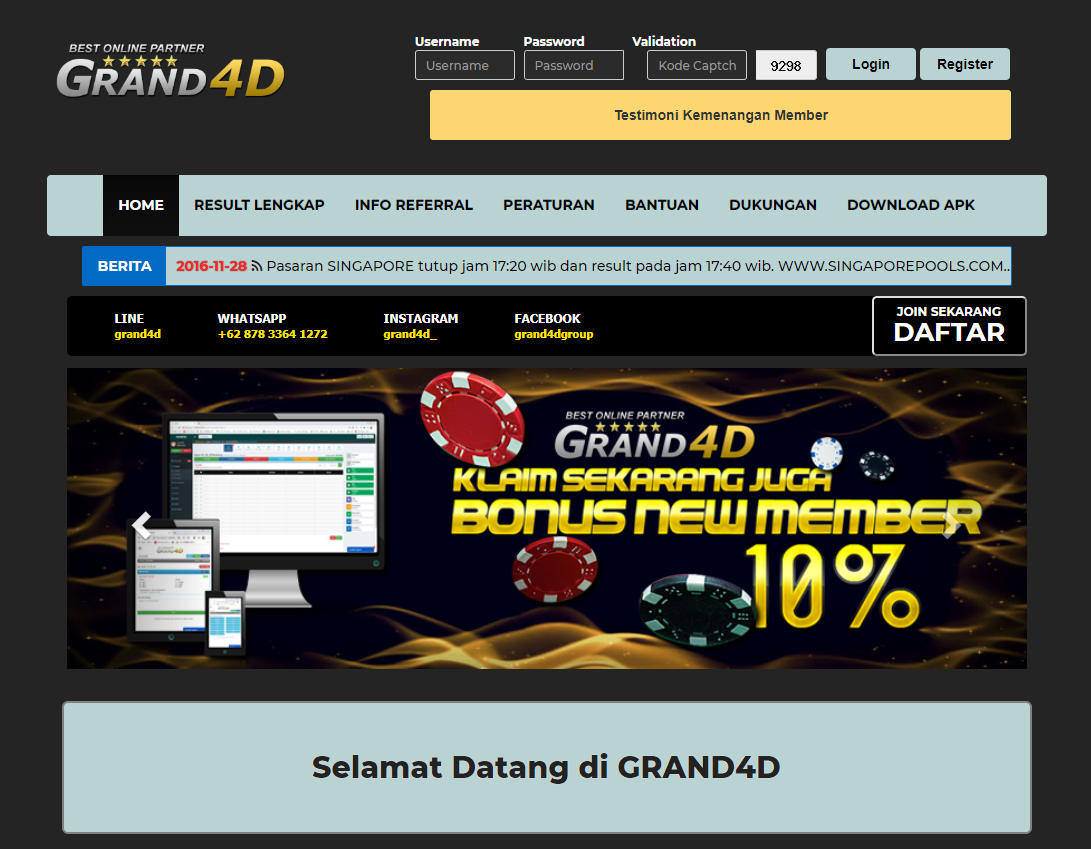 Daftar Akun Situs Togel Terpercaya REKOMENDASI 7 DAFTAR BANDAR TOGEL