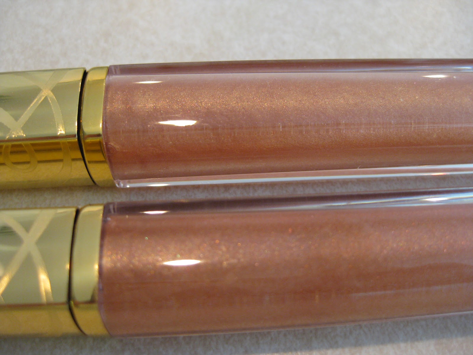 Estee Lauder Pure Color Lip Gloss, "Wired Copper" & "Electric Ginger