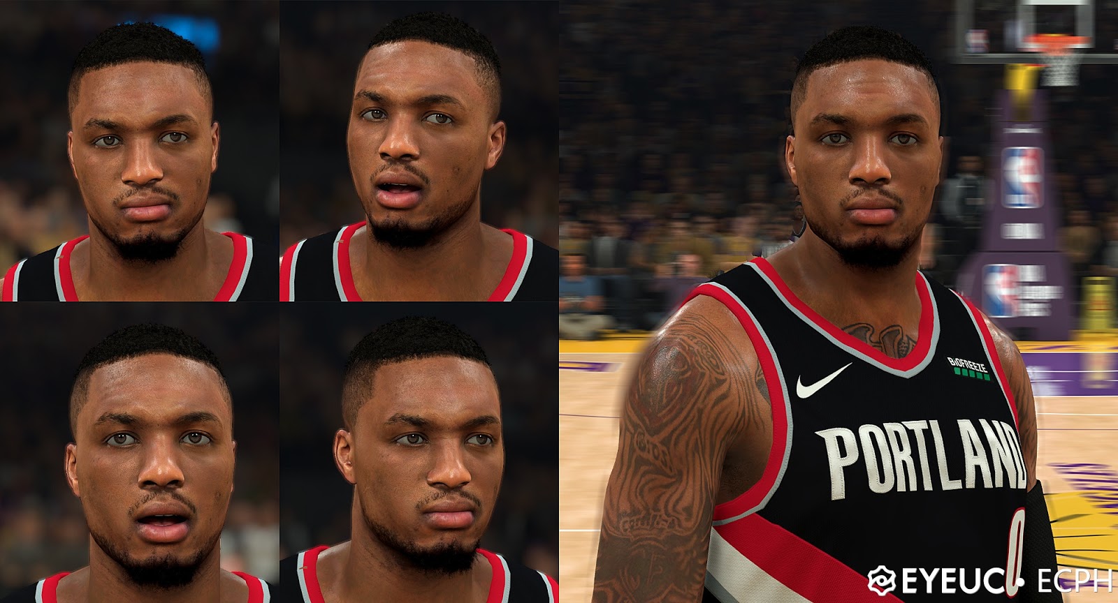Damian Jones Cyberface Nba 2K14 Damian Lillard Cyberface