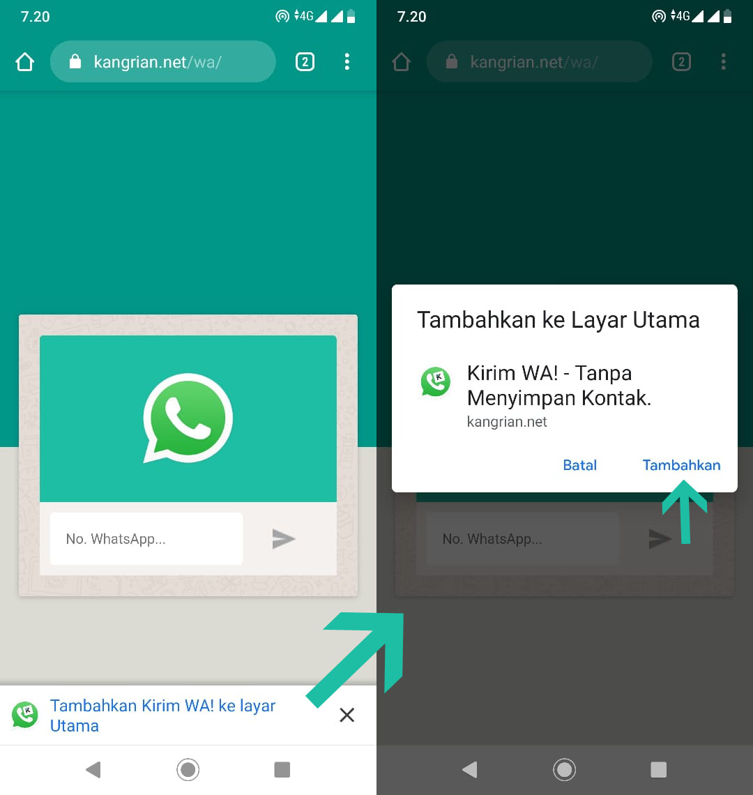 Ini dia, Cara Kirim WhatsApp Tanpa Menyimpan Kontak!