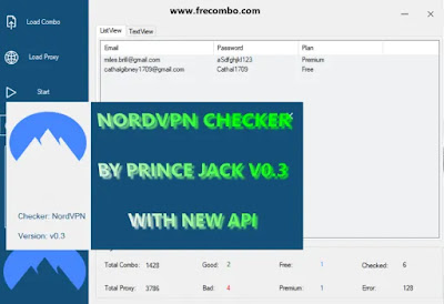 NORDVPN CHECKER BY PJ V0.3 WITH NEW API