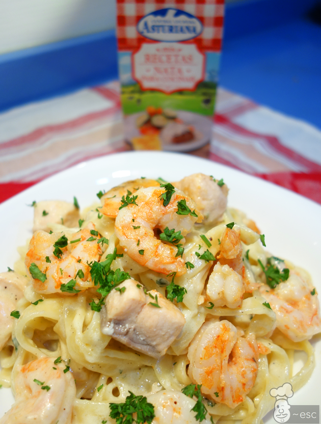 como hacer pasta alfredo