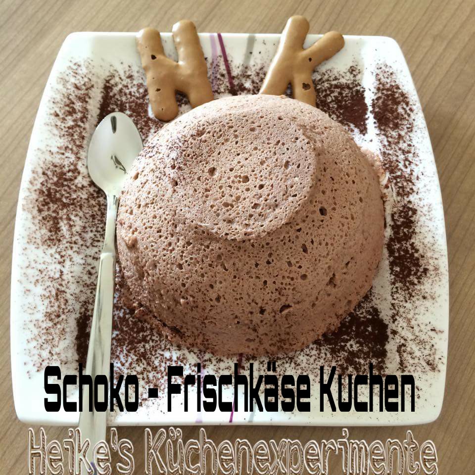 Heike&amp;#39;s Küchenexperimente ☆: Schoko-Frischkäse Kuchen aus der Mikro