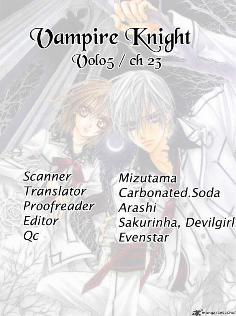 Vampire Knight Chapter 23 Vampire Knight Manga Online
