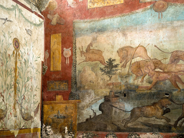 Πομπηία : Εντυπωσιακή τοιχογραφία ανέκτησε το μεγαλείο της