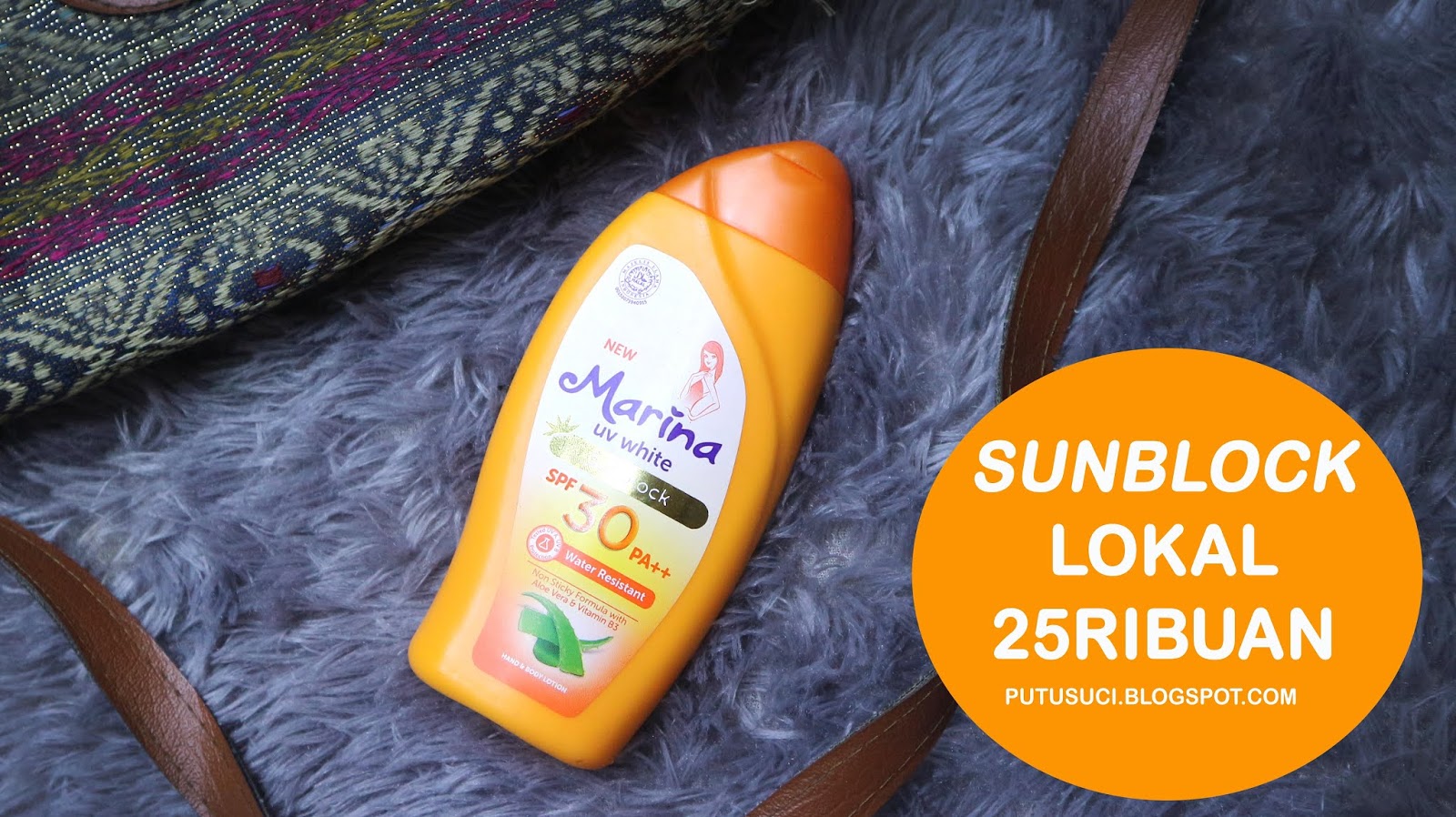 Sunblock Lokal di Bawah 50ribu Review Marina UV White Sunblock SPF