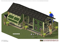 distance of chicken coop from house 3