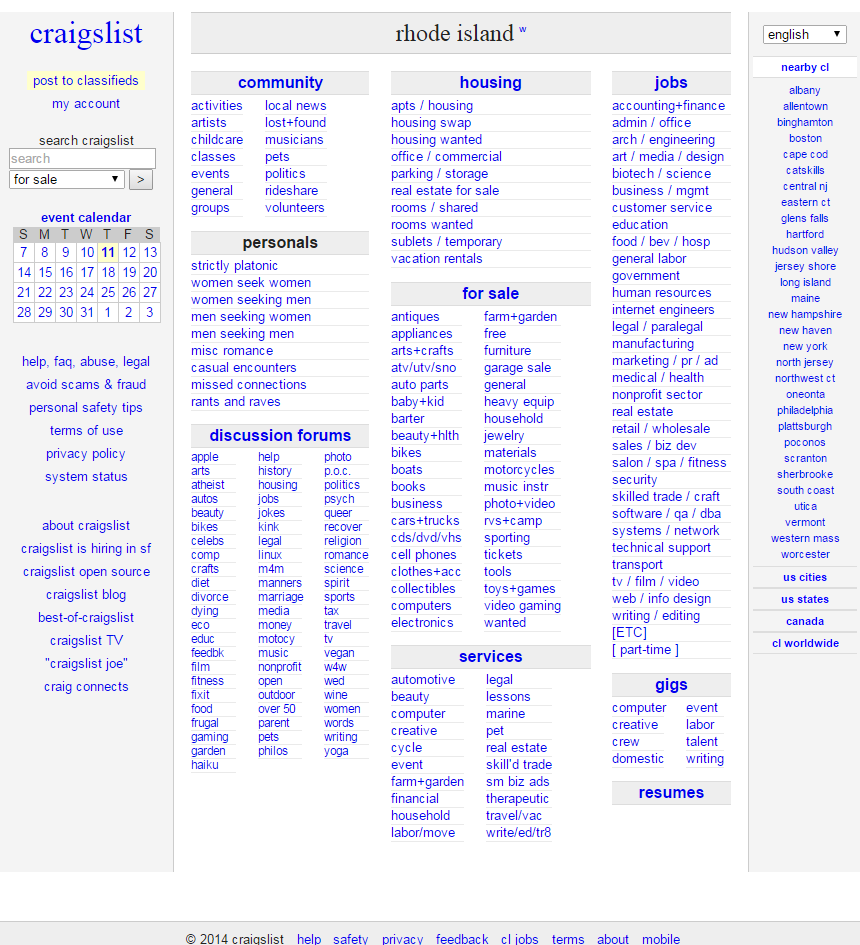 A Usability Redesign for Craigslist