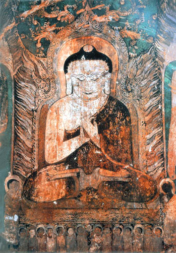 Thambula Temple wall fresco