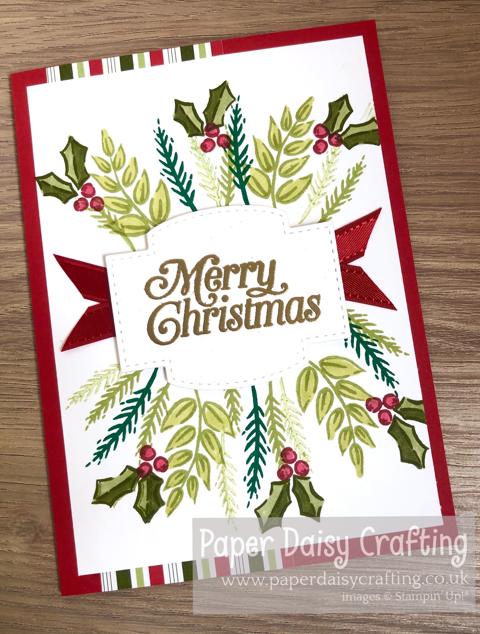 Paper Daisy Crafting Tag Buffet Christmas Card For Pootler Team Card Swap