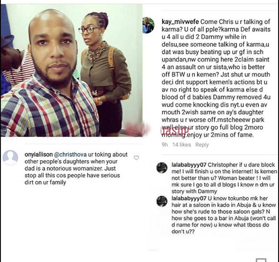 YOU ARE A WOMAN BEATER AND HAVE BLOOD IN YOUR HANDS ladY CALLS OUT