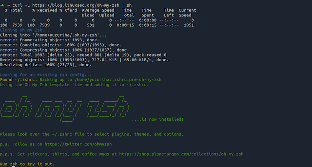 update oh my zsh update oh my zsh