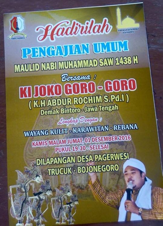 Ki Joko Goro Goro Arep Rawuh Nang Desa Pagerwesi Kecamatan Trucuk Wong Kampung