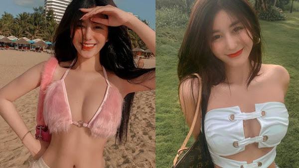 Vóc dáng nảy nở và vòng eo 'siêu thực' của hot girl sở hữu follower 'khủng'