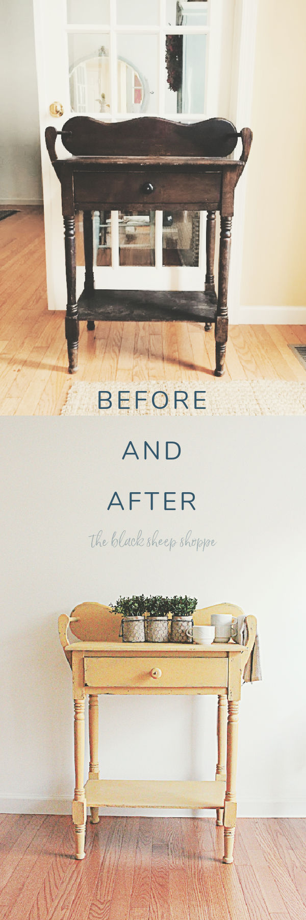 Easy Vintage Washstand Makeover › Redoux Interiors