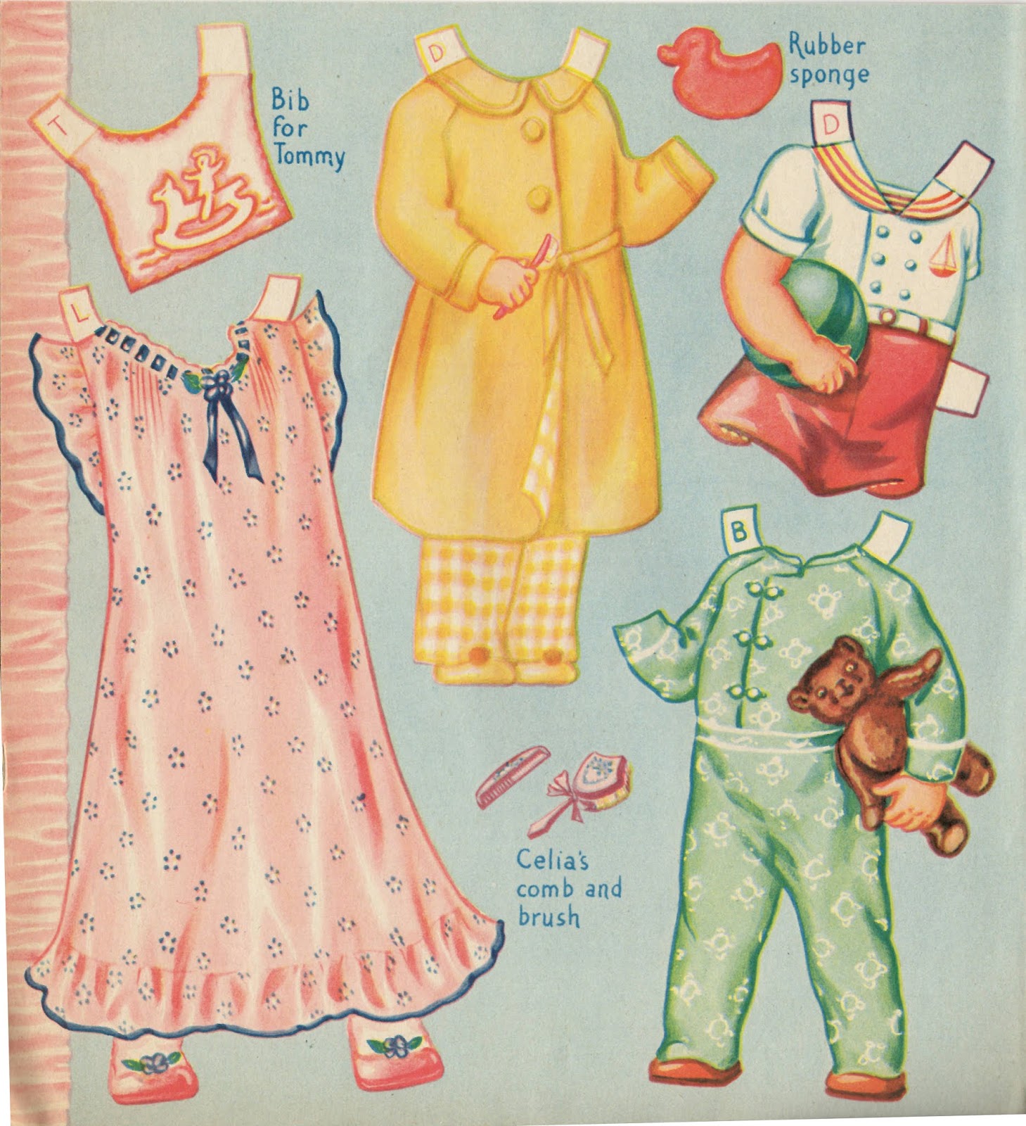 Miss Missy Paper Dolls Paper Doll Babies 5 Dolls