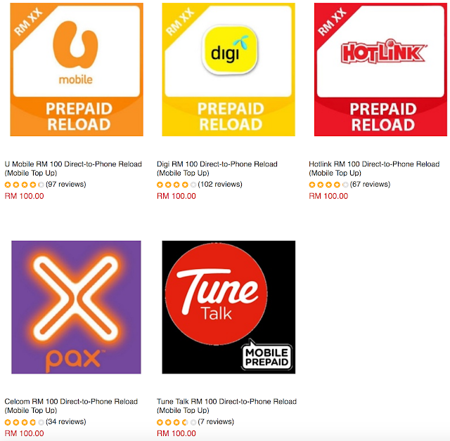 Lazada Voucher Code Malaysia Top Up Mobile Reload Discount