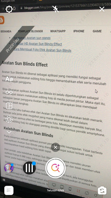  Dari sekian banyak daftar aplikasi smartphone memiliki manfaat dan juga kriteria Avatan Sun Blinds Effect dan Cara Membuatnya