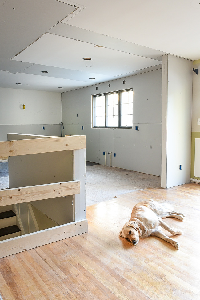 Week Eight Kitchen Update Drywall, Paint and Countertop Shopping